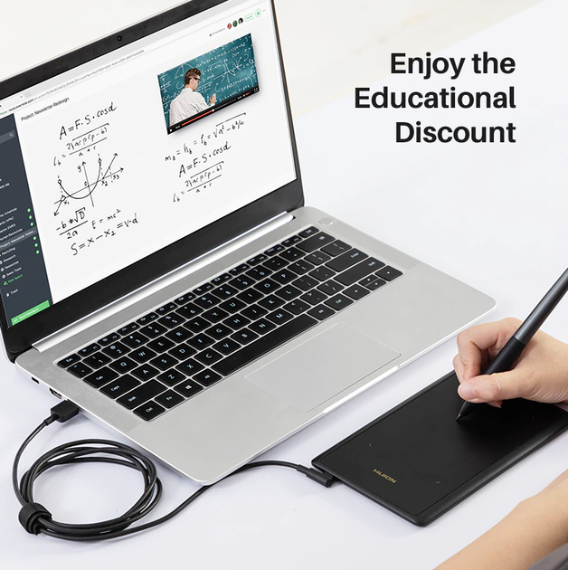 Графический планшет HUION 420X для рисования - изображение 5