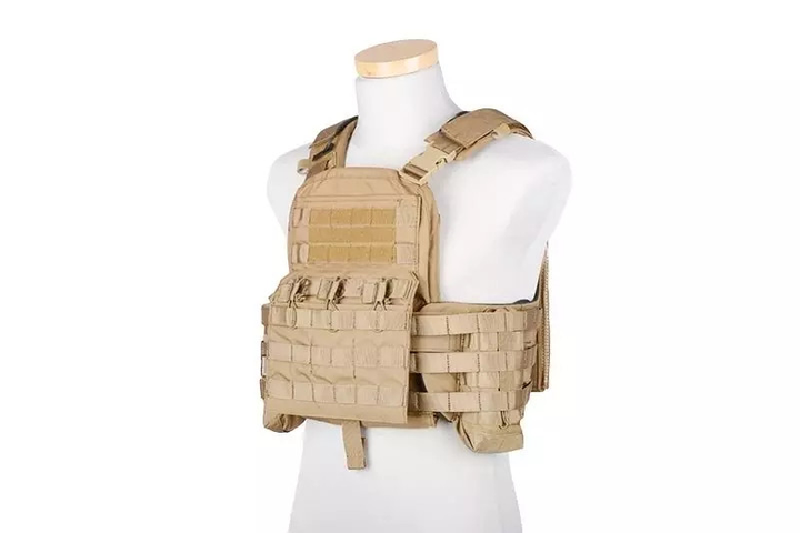 Розвантажувальний жилет Emerson Cherry Plate Carrier Tactical Vest Coyote Brown - зображення 1