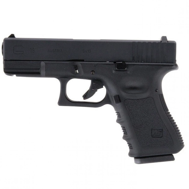 Пістолет WE Glock 19 Gen.3 GBB Black (Страйкбол 6мм) - зображення 1