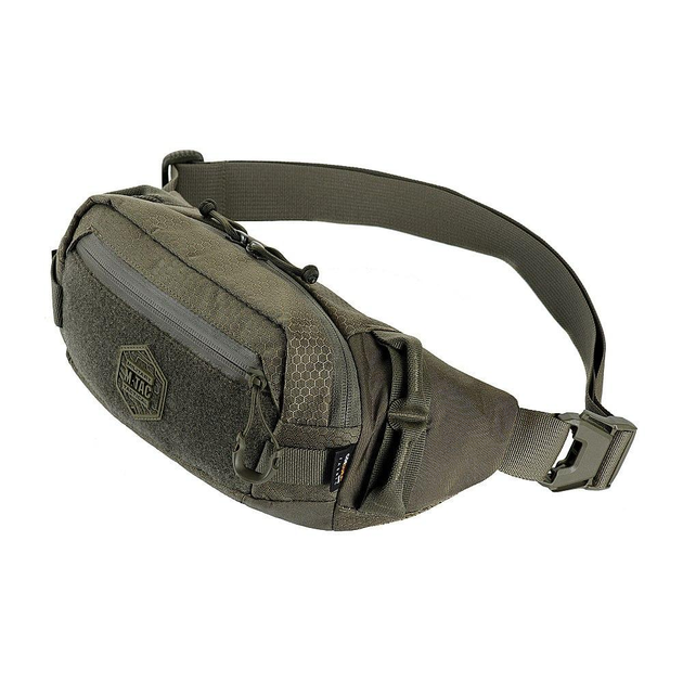 Сумка тактична військова M-Tac Waist Bag Elite Hex Ranger Green на пояс Olive (OR.M_1782018563) - зображення 2