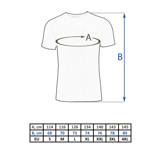 Футболка MIL-TEC US-Style Біла 3XL - зображення 2