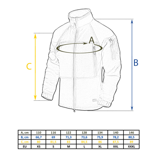 Кофта флисовая Helikon-Tex Stratus Jacket Taiga Green XL - изображение 2