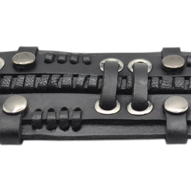 Браслет Rockway Стимпанк чорний (bsp-29) Чорний (00000003525) - зображення 3