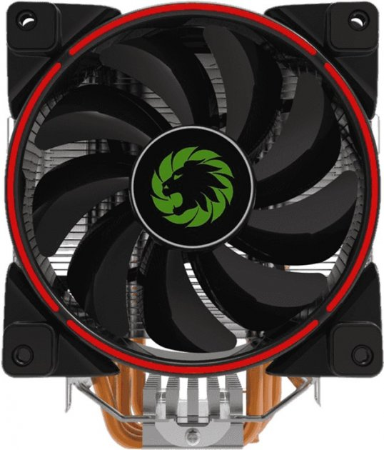 Кулер для процессора Intel/AMD TDP 187W GameMax Gamma 500-Red с подсветкой 120 мм - изображение 1
