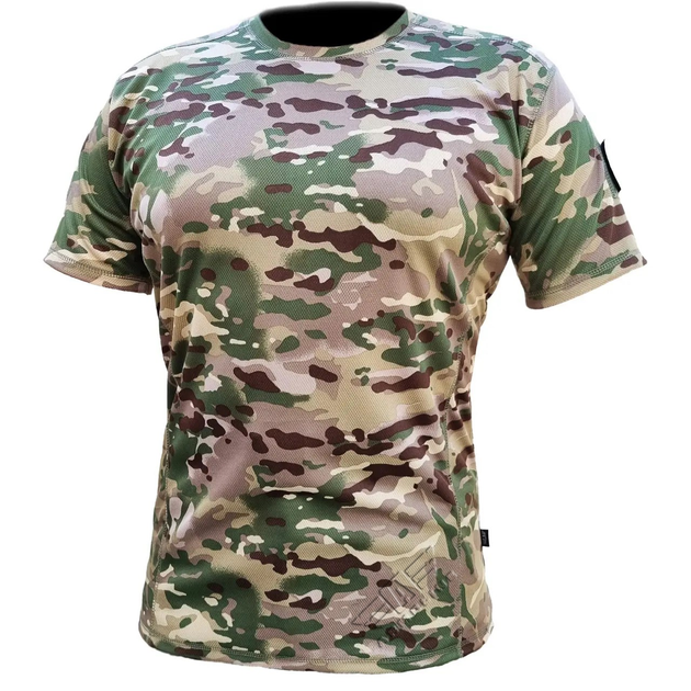 Термофутболка тактическая Armoline S.W.A.T. Coolmax Multicam. 2XL - изображение 1