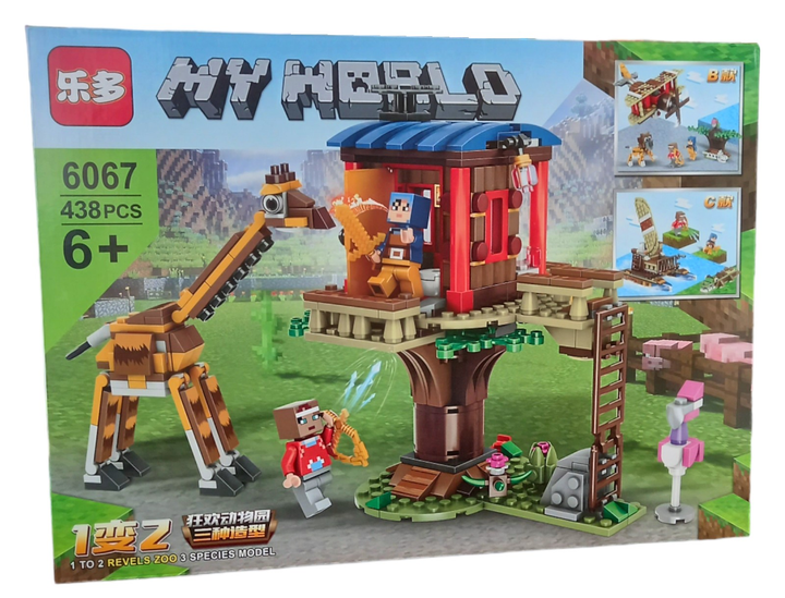 Конструктор зоопарк Майнкрафт Minecraft My World 438 деталей ...