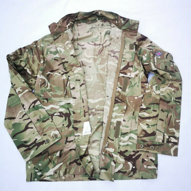 Кітель військовий на блискавці розмір XXL колір мультікам Британія - изображение 2