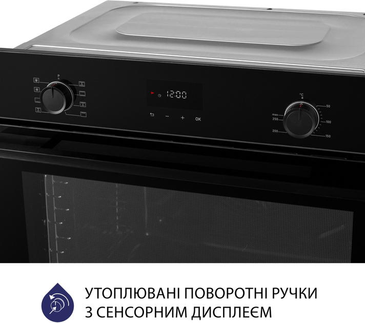 Духова шафа електрична Minola EOD 6814 BL - зображення 5