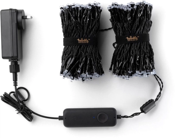 Girlanda LED Smart LED Twinkly Strings RGB 400, BT+WiFi, Gen II, kabel IP44 czarna (TWS400STP-BEU) - obraz 8