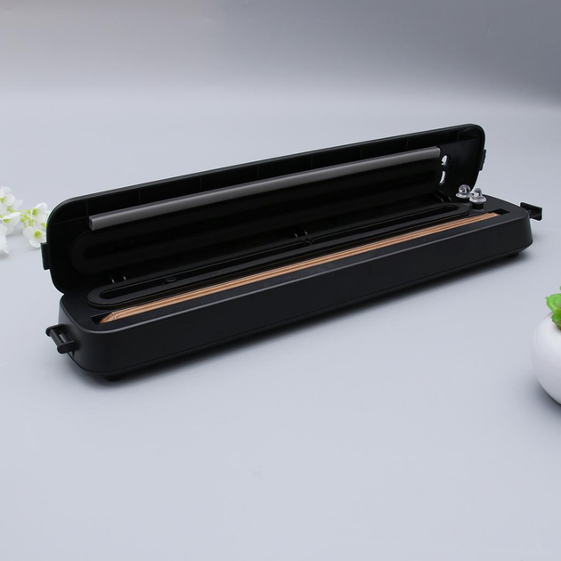 Вакууматор автоматический Vacuum SeaIer-S бытовой вакуумный упаковщик в комплекте с пакетами 25х500см - изображение 7