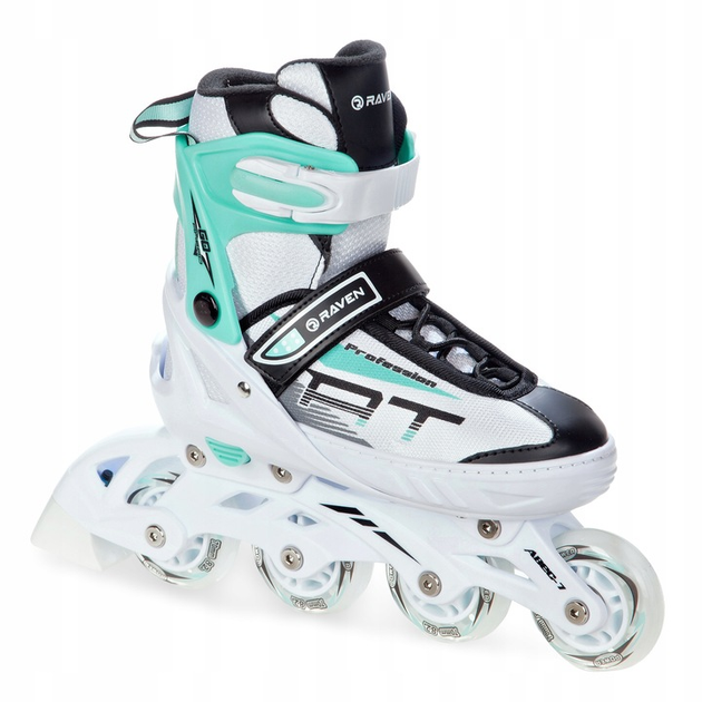 Раздвижные ролики Raven Profession White/Mint размер 35-38 (smj376 ...