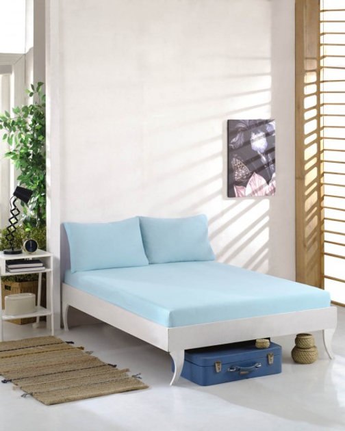 Простынь трикотажная Good-Dream Mint на резинке 160х200 ...