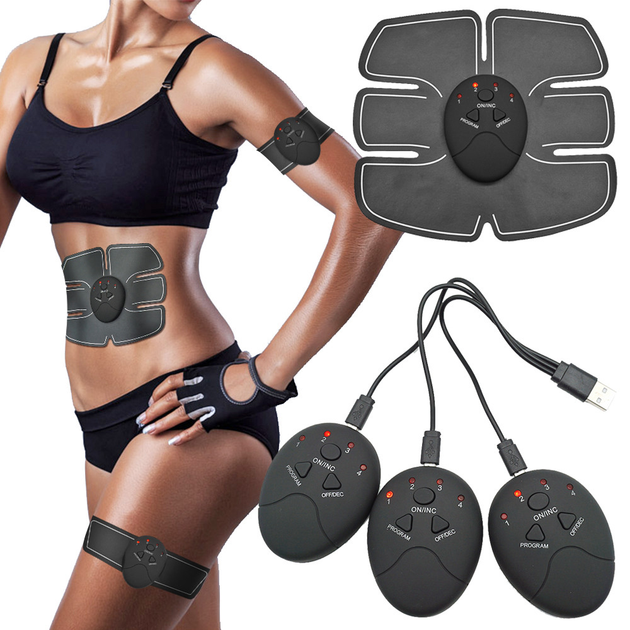 Миостимулятор массажер Smart Fitness Ems Trainer Fit Boot Toning 3в1 бабочка для похудения, мышц пресса и рук (SKU_130430) - изображение 1