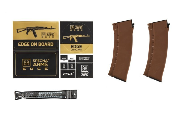 Страйкбольна штурмова гвинтiвка Specna Arms AK-105 SA-J08 Edge Black - изображение 2