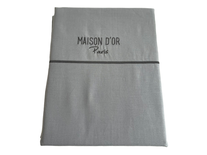 Комплект постільної білизни Maison d'or Spring Dark Grey ранфорс 220-200 см сірий - зображення 3