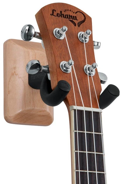 Держатель настенный для укулеле GATOR FRAMEWORKS GFW-UKE-HNGRMPL Wall Mount Ukulele/Mandolin Hanger (Maple) - изображение 2