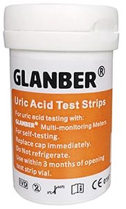 Тест-полоски GLANBER UA01 (мочевая кислота) 25 шт - изображение 1