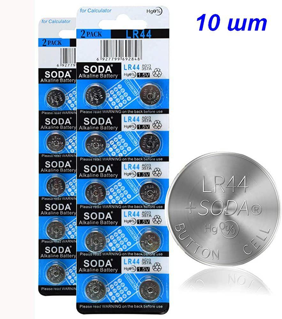 Батарейка SODA AG13 LR44 357A блістер 10 шт – фото, отзывы ...