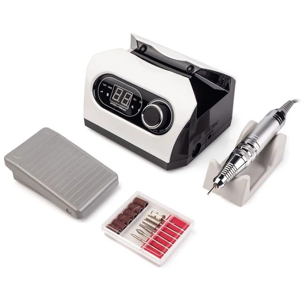 Фрезер с дисплеем для маникюра и педикюра Nail Drill ZS-717 PRO Белый 65Вт. 35000об/мин. арт. 00833 - изображение 3