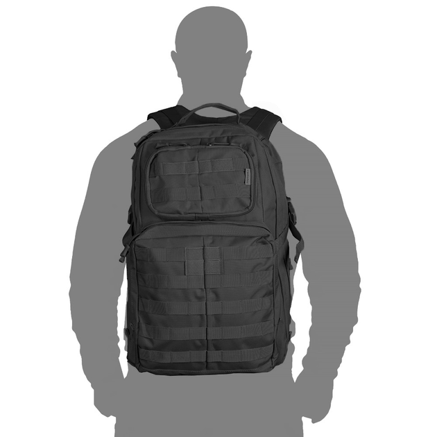 Тактический рюкзак Camotec из плотной и износостойкой ткани Dash Black - изображение 2
