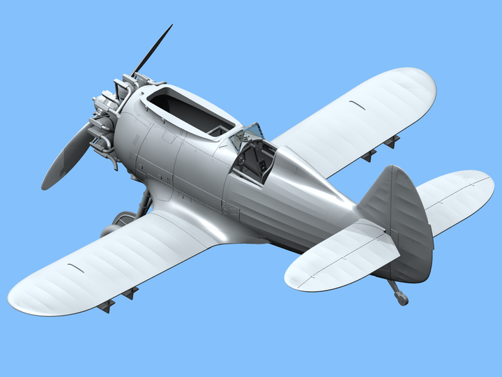 Сборная модель ICM I-153 "Чайка", советский истребитель-биплан 2 Мировой войны 48095 - Фото 9 Сборная модель ICM I-153 "Чайка", советский истребитель-биплан 2 Мировой войны 48095 - изображение 9