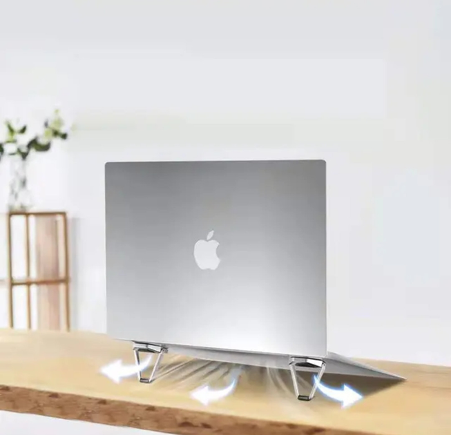 Металеві ковзані ніжки для охолодження ноутбука, Macbook, планшета 2шт ...