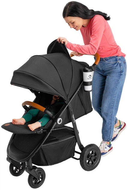 Wózek dla dzieci Lionelo Natt Black Onyx (5903771704236) - obraz 11