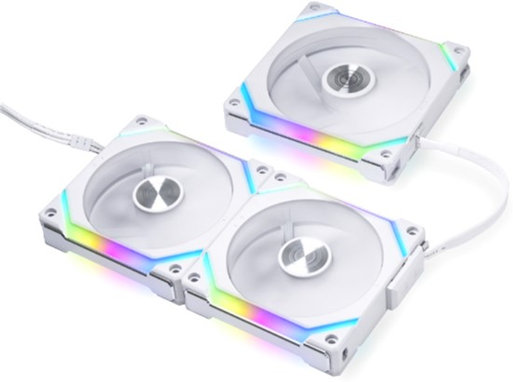 Набор вентиляторов Lian Li Uni Fan SL V2 120 мм Triple White - изображение 2