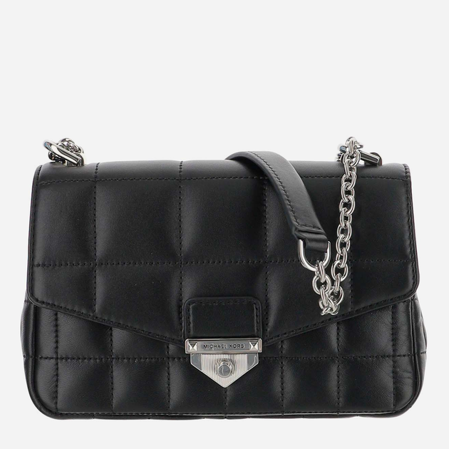 Сумка крос-боді жіноча шкіряна Michael Kors SM CHAIN SHLDR 30H0S1SL1T001 Чорна від Rozetka на платформі USKIDKA Акція на Сумка крос-боді жіноча шкіряна Michael Kors SM CHAIN SHLDR 30H0S1SL1T001 Чорна від Rozetka