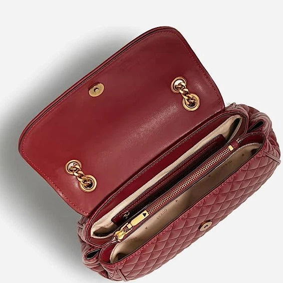 Сумка кросс-боди женская GUESS MAILA CONVERTIBLE XBODY FLAP HWQB8661210-MER Бордовая (800070266642) - изображение 6