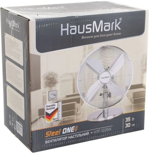 Вентилятор HausMark HTF-1225IX (2230119066019) - Фото 5 Вентилятор HausMark HTF-1225IX (2230119066019) - зображення 5