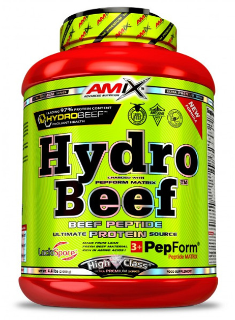 Протеїн Amix Hydro Beef Protein 2000 г Шоколад Карамель Горіх (8594159538405) - зображення 1