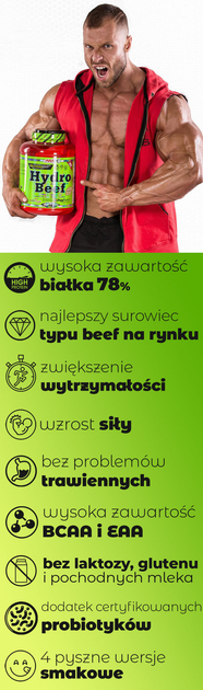 Protein Amix Hydro Beef Protein 2000 g Kawa Czekoladowa (8594159538429) - obraz 8