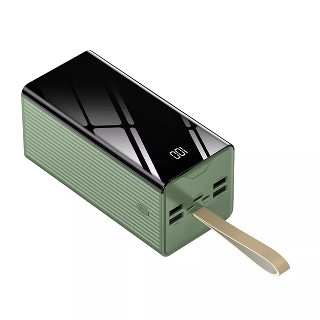 Повербанк 40000 mAh PowerMe ChargeMax із вбудованими кабелями та LED ліхтарем - зображення 8