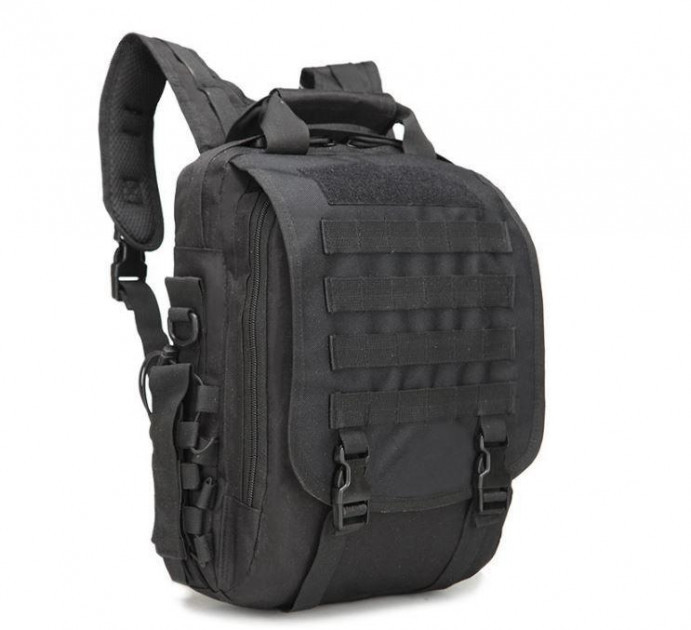 Сумка-рюкзак тактична TacticBag A28 30 л Black - зображення 1