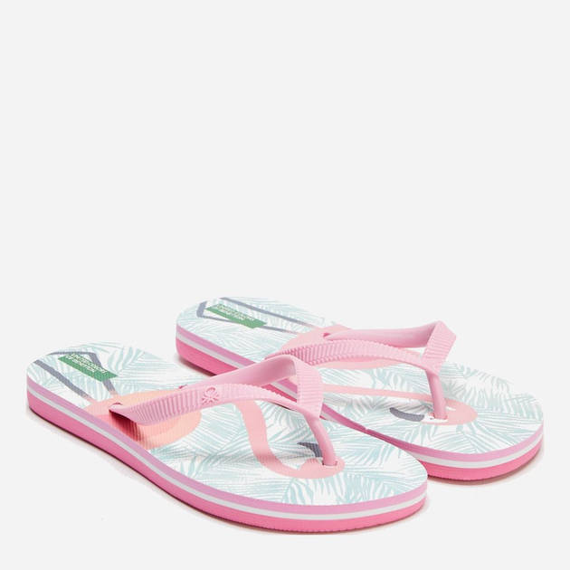 Klapki japonki dziecięce dla dziewczynki United Colors of Benetton 8G3ET1212-909 32 Różowe (8300895220777) - obraz 5