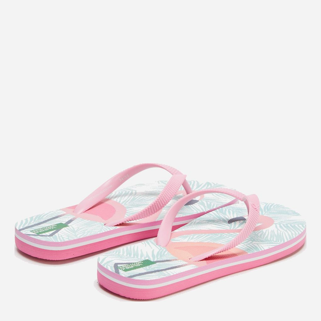 Klapki japonki dziecięce dla dziewczynki United Colors of Benetton 8G3ET1212-909 32 Różowe (8300895220777) - obraz 6