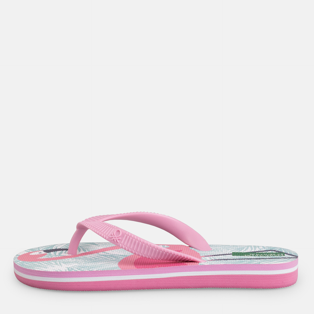 Дитячі в'єтнамки для дівчинки United Colors of Benetton 8G3ET1212-909 34 Рожеві (8300895220784) - зображення 3