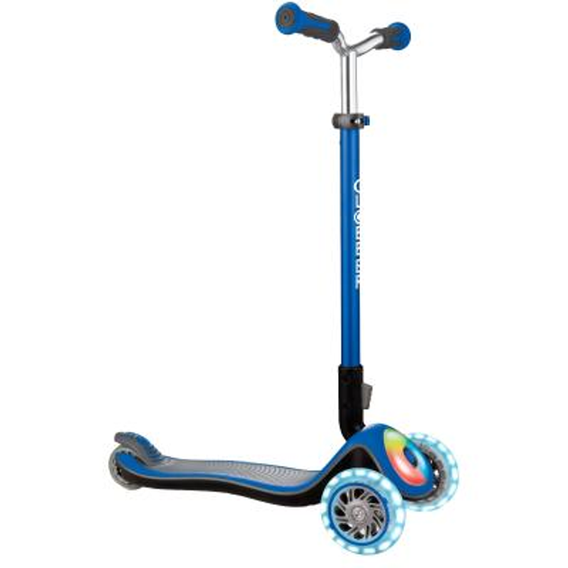 Самокат Globber Elite Prime с подсветкой Синий (444-800) – фото, отзывы ...
