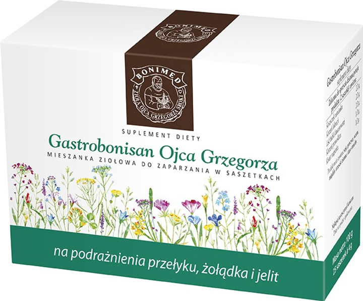 Чай BONIMED Gastrobonisan отця Гжегожа 25 X 4 г (BO856) - зображення 1