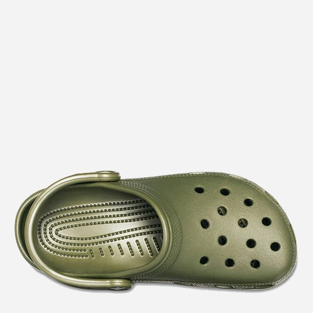 Чоловічі крокси Crocs Classic Clog 10001-309 45-46 (M11) 29 см Хакі (841158050819) - зображення 4