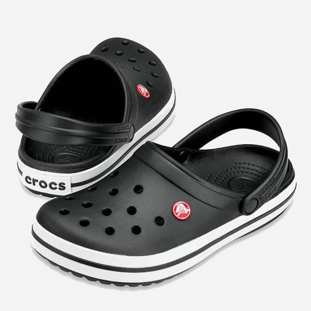 Chodaki męskie Crocband Clog 11016-001 43-44 (M10/W12) 27.2 cm Czarne (883503475984) - obraz 3