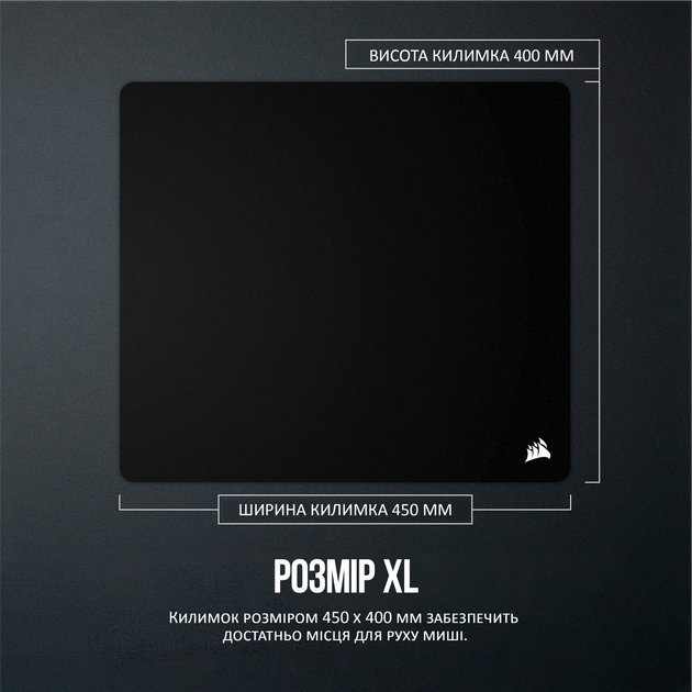 Podkładka pod mysz Corsair MM200 PRO XL Black (CH-9412660-WW) - obraz 10