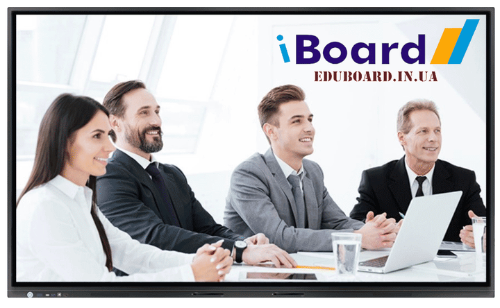 Интерактивная панель iBoard 75" дюймов диагональ работа двух ОС одновременно (Android 11.0+Windows) iBoard IP 75 VA11 с возможностью подключения OPS и внешнего ПК - зображення 1