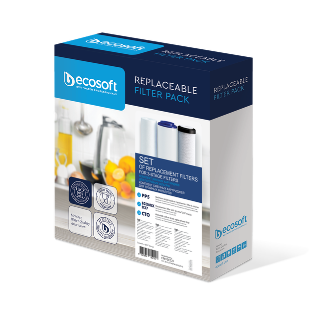 Комплект картриджів Ecosoft для потрійного фільтра - зображення 6