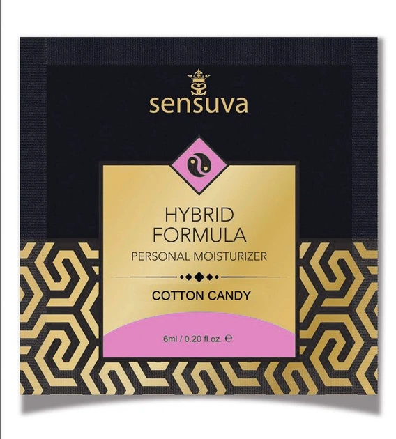 Лубрикант на гібридній основі Sensuva Hybrid Formula Cotton Candy, 6 мл - Фото 1 Лубрикант на гібридній основі Sensuva Hybrid Formula Cotton Candy, 6 мл - зображення 1