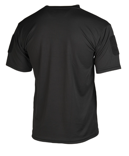 Чоловіча футболка тактична Mil-Tec XL чорна футболка літня - зображення 2