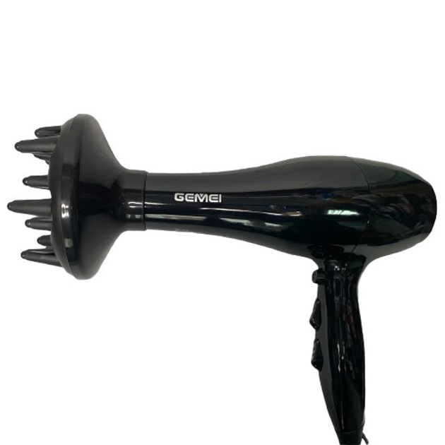 Фен для волосся Gemei GM-103 2400 Вт З сенсорним індикатором (242095000000359) - зображення 4