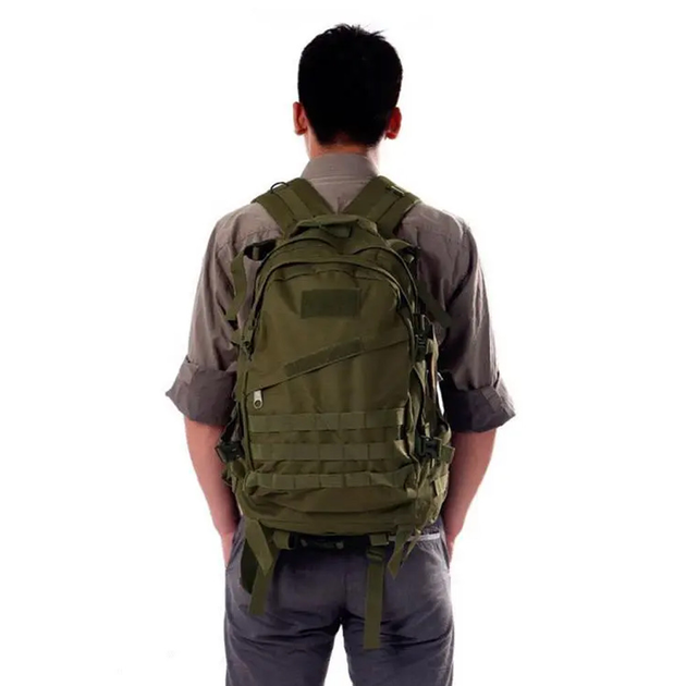 Тактический рюкзак 40 л, B01, Оливковый - изображение 2