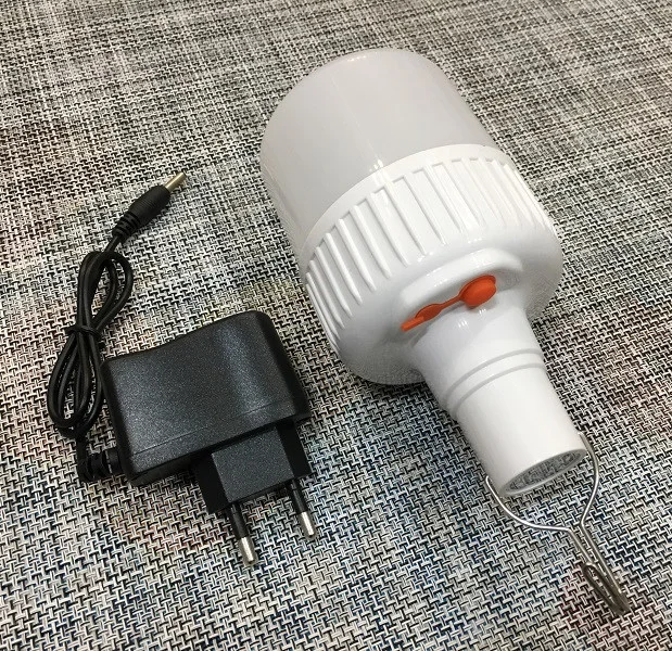 Акумуляторна підвісна лампа світильник для кемпінгу Soft Lamp KL-240 с сонячної баретеей і крюком - зображення 4